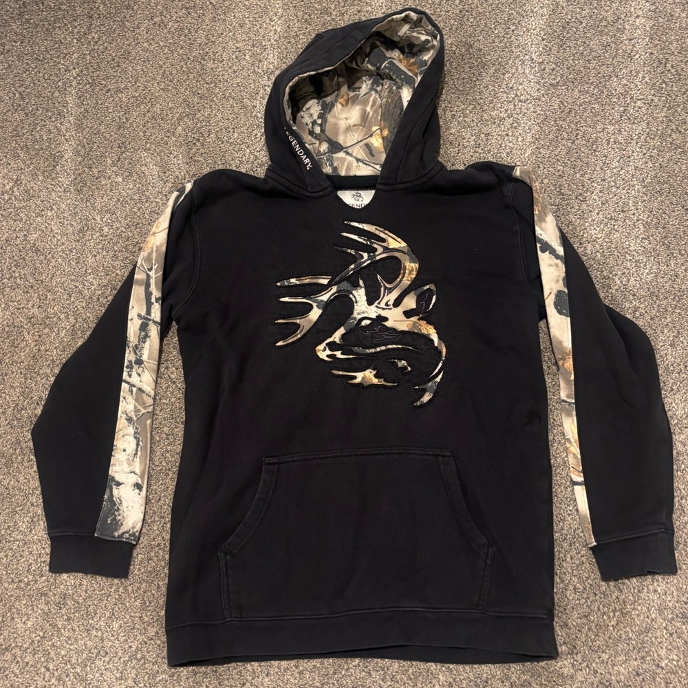 Black Camouflage Hoodie